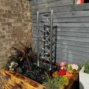 Tranquility Water Features - Santiago Stainless Steel Mains Powered Water Feature
