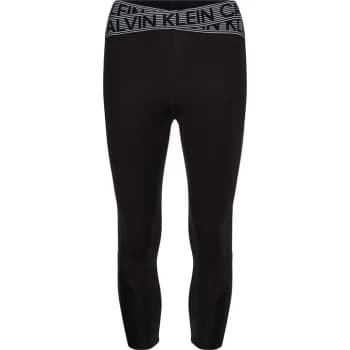 Calvin Klein Performance Tape Capri Leggings - Black/White