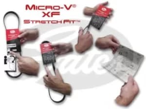 Micro-V Multi-Rib Stretch Fit Belt Gates 4PK1102SF