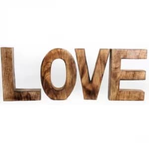 LOVE Wooden Letters Sign