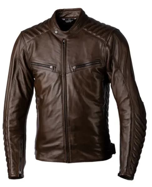 RST Roadster 3 Ce Mens Leather Jacket Brown 48