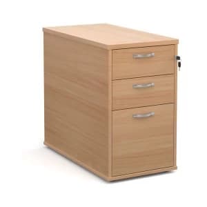 Dams Maestro Three-Drawer Desk-High Pedestal 800mm - Beech