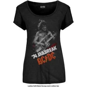 AC/DC - Jailbreak Womens Large T-Shirt - Black