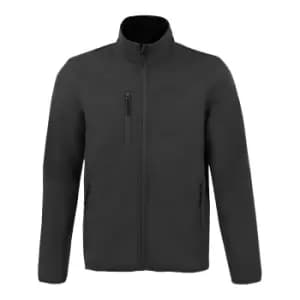 SOLS Mens Radian Soft Shell Jacket (4XL) (Charcoal)