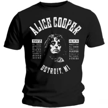 Alice Cooper - School's Out Lyrics Unisex XX-Large T-Shirt - Black