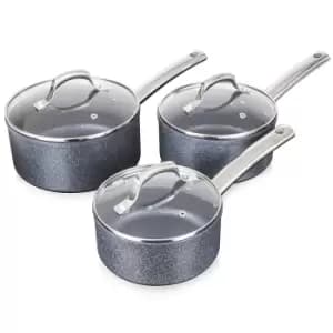 Tower TruStone Non-Stick Saucepan Set - 3 Piece