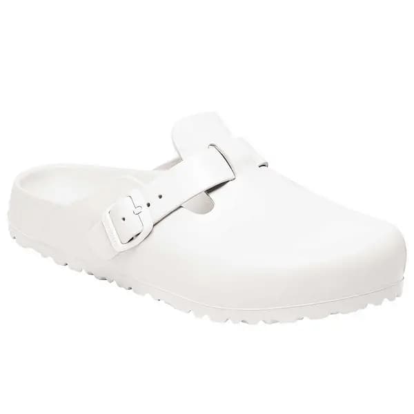 Birkenstock Womens Boston Eva Sandals White, 6