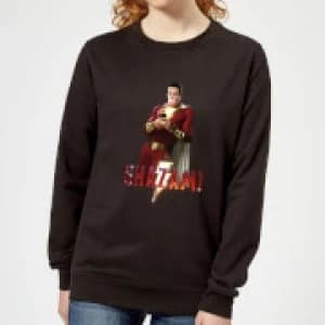 Shazam Bubble Gum Womens Sweatshirt - Black