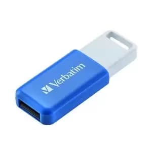 Verbatim Databar USB Drive USB 2.0 64GB Blue 49455 VM49455