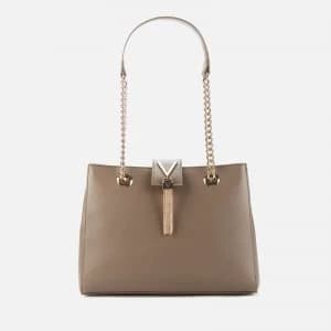 Valentino Bags Womens Divina Tote Bag - Taupe