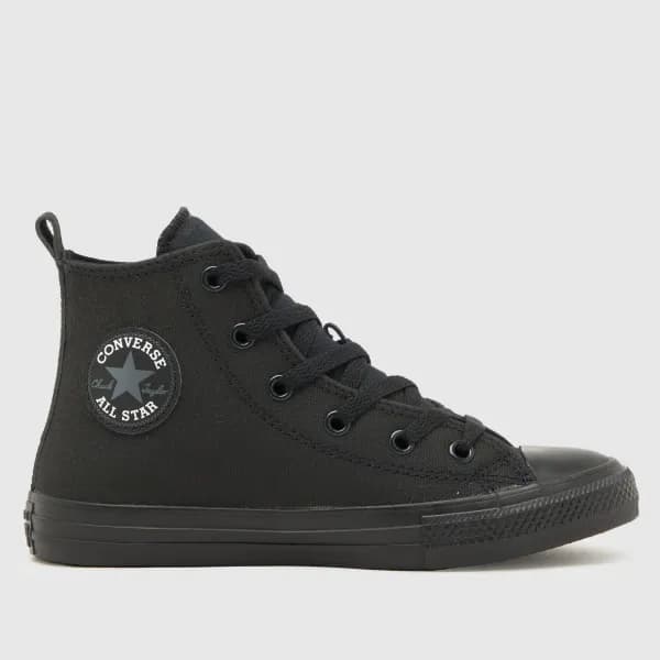 Converse Black all star hi counter Junior trainers Black UK 11 (EU 28½)