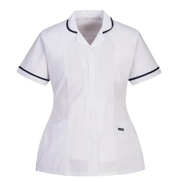 Portwest Womens Stretch Classic Healthcare Tunic LW17WHRL Colour: White