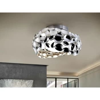 Schuller Narisa - 3 Light Flush Ceiling Light Chrome, G9