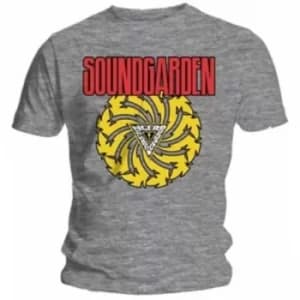 Soundgarden Badmotor Finger Mens Grey T Shirt: Medium
