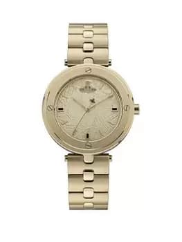 Vivienne Westwood Vivienne Westwood Whitehall Ladies Quartz Watch With Champagne Dial & Gold Stainless Steel Bracelet
