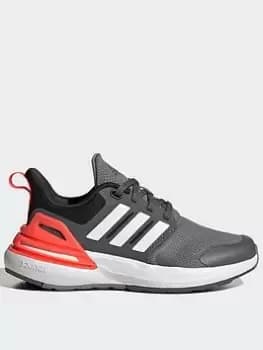 adidas Unisex Kids Rapidasport - Grey/Red , Grey/Red, Size 10 Younger