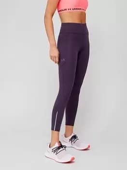 Under Armour Branded Leggings - Purple, Purple Size M Women