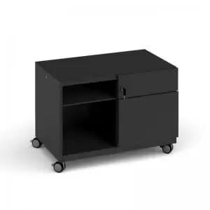 Bisley steel caddy right hand storage unit 800mm - black