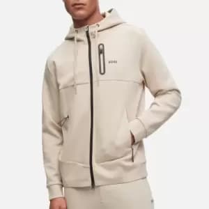 BOSS Green Mens Sariq Hoodie - Medium Beige - L