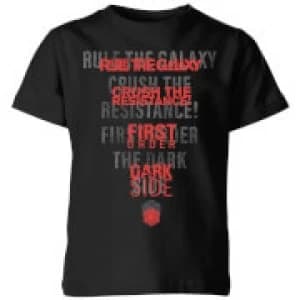 Star Wars Dark Side Echo Black Kids T-Shirt - Black - 11-12 Years