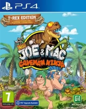New Joe & Mac Caveman Ninja T-Rex Edition PS4 Game