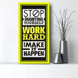 3060AHS-024 Multicolor Decorative Framed MDF Painting