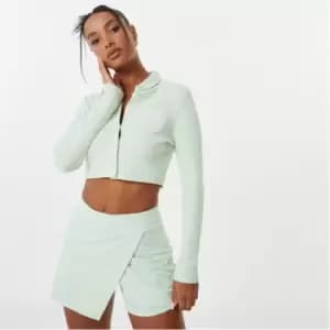 Slazenger Sofia Richie Button Down Top - Green