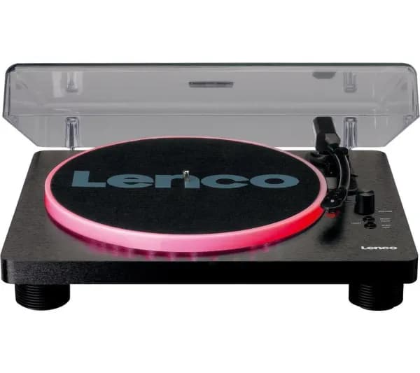 LENCO LS-50LED Belt Drive Turntable - Black