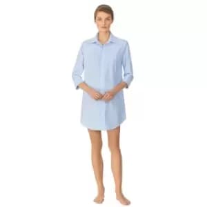 Lauren by Ralph Lauren Essentials three quartersleeve sleepshirt - Blue