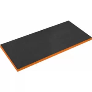 SF50OR Easy Peel Shadow Foam Orange/Black (1200 x 550 x 50mm) - Sealey