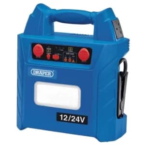 Draper JS3000 Emergency Jump Starter, Powerbank and Worklight 12v or 24v