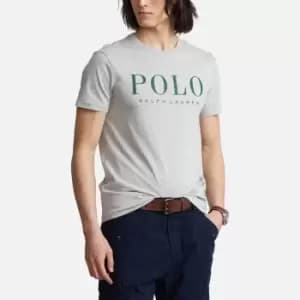 Polo Ralph Lauren Mens Script Logo T-Shirt - Andover Heather - M