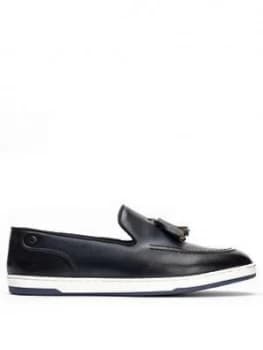 Base London Tassle Loafers - Navy