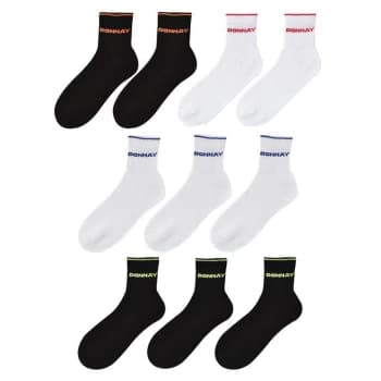 Donnay 10 Pack Quarter Socks Junior - Bright Asst