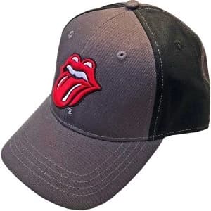 The Rolling Stones - Classic Tongue Unisex Baseball Cap - Grey/Black