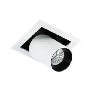Italux Mercanta Single 3000K - Modern Technical LED Recessed Ceiling White, Black, Warm White 3000K 810lm