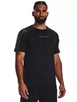 Under Armour Mens Training Heat Gear Armour Novelty Fitted T-Shirt, Black, Size S, Men