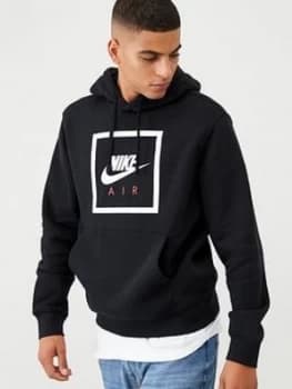 Nike NSW Air Overhead Hoodie - Black, Size 2XL, Men