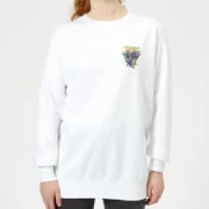 Spyro Retro Pocket Womens Sweatshirt - White - 3XL