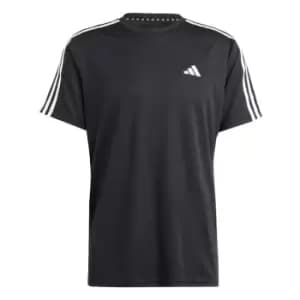 adidas Train Essentials 3-Stripes Training T-Shirt Mens - Black