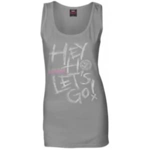 Ramones Hey Ho Ladies Grey Vest: Large