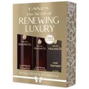L'Anza Christmas 2021 Keratin Healing Oil Trio