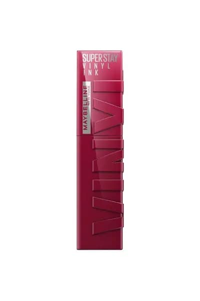 Maybelline SuperStay Vinyl Ink Long Lasting Liquid Lipstick, Shine Finish Unrivaled