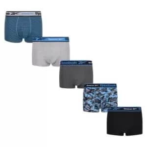 Reebok 5 Pack Trunks Mens - Multi