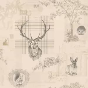 Holden Decor Richmond Wallpaper, Charcoal