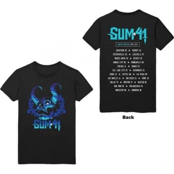 Sum 41 - Blue Demon Unisex Large T-Shirt - Black