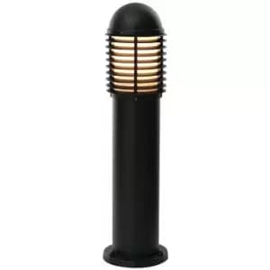 Loops - Outdoor IP44 Bollard Light Matt Black 650mm Lamp Post Garden Driveway Patio