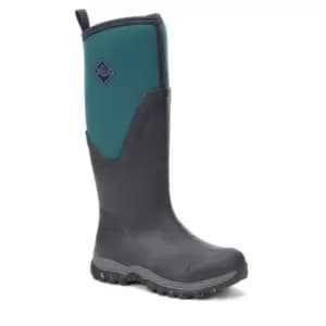 Muck Boots Womens/Ladies Arctic Sport Tall Pill On Wellie Boots (3 UK) (Navy/Spruce)