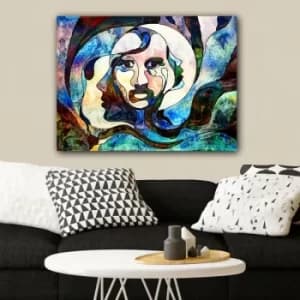 1027050745_70100 Multicolor Decorative Canvas Painting