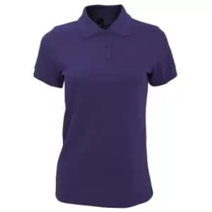 SOLs Womens/Ladies Prime Pique Polo Shirt (M) (Dark Purple)